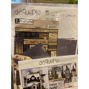 SCRAPBOOKING KIT DaQuerie by Scrap Jammies Scrapbooking Supplies Letters Sticker